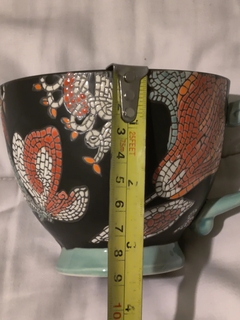 World Market Coffee/Tea Mug Mosaic Floral